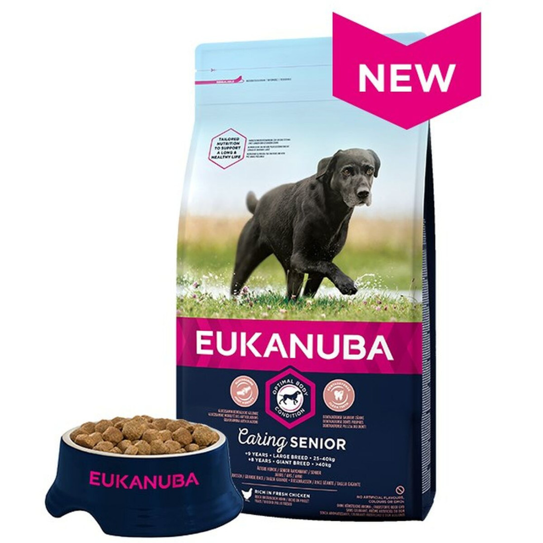 Pašarai Eukanuba SENIOR Vyresnysis Višta 15 kg