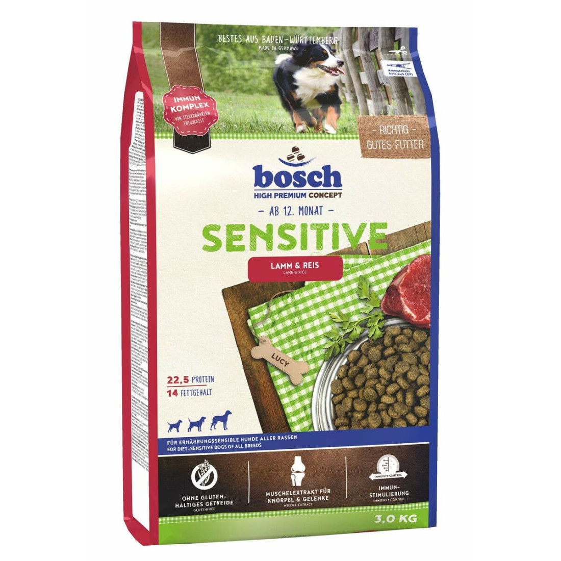 Pašarai BOSCH Sensitive Suaugęs Avis 3 Kg