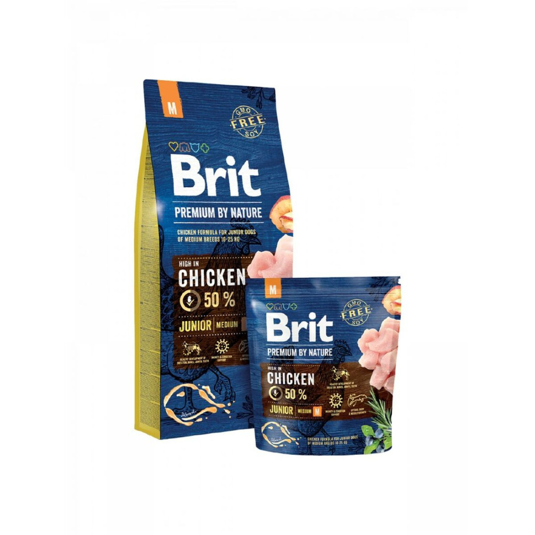 Pašarai Brit Premium by Nature Junior M Suaugęs Vaikas / jaunėlis Višta 3 Kg 3 g