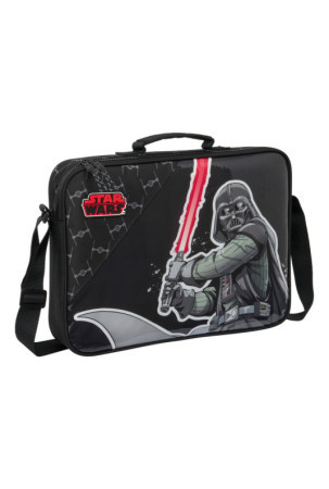 Mokyklinė kuprinė Star Wars The fighter Juoda 38 x 28 x 6 cm