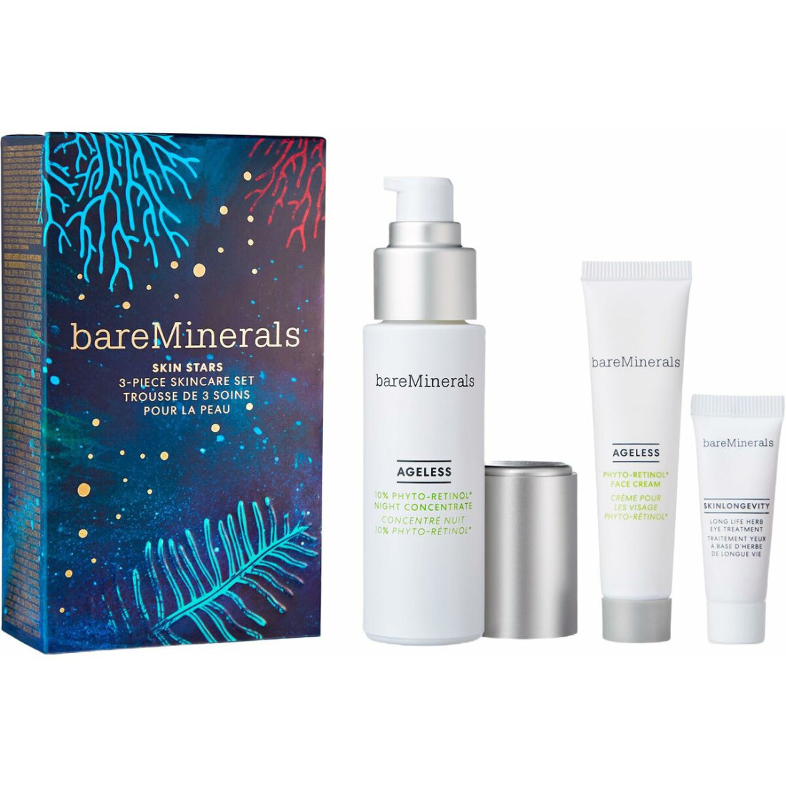 Kosmetikos rinkinys bareMinerals SkinLongevity 3 Dalys