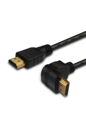 HDMI kabelis Savio CL-108 Kampu Juoda 1,5 m