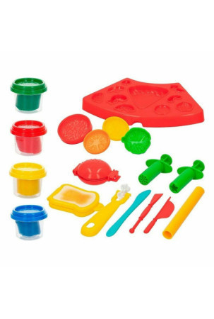 Žaidimas iš plastilino Colorbaby Burger & Sandwich Spalvotas (19 Dalys)