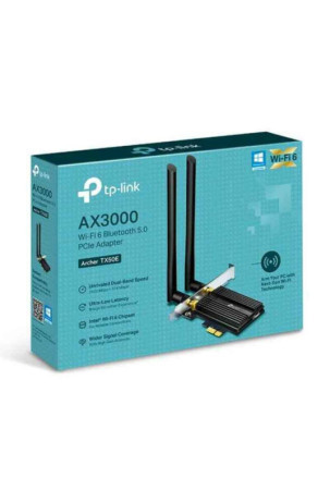 Wi-Fi tinklo plokštė TP-Link Archer TX50E Bluetooth 5.0 2400 Mbps