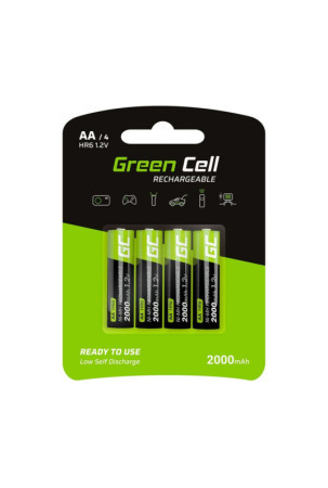 Baterijos Green Cell GR02 1,2 V AA