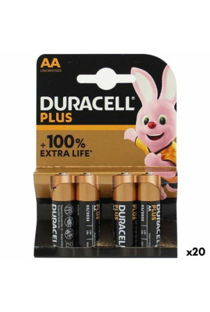 Šarminės baterijos DURACELL Plus Extra LR06 1,5 V (20 vnt.)