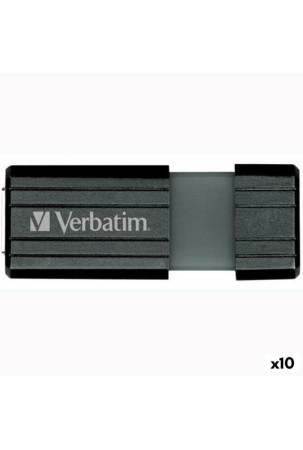 USB atmintukas Verbatim Store'n'Go PinStripe Juoda 16 GB