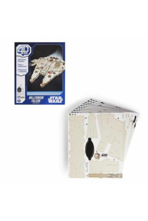 Statybos rinkinys Star Wars Millennium Falcon 223 piezas 43 x 31,4 x 22,4 cm Pilka Spalvotas