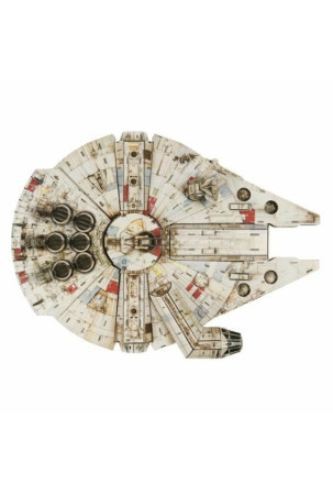 Statybos rinkinys Star Wars Millennium Falcon 223 piezas 43 x 31,4 x 22,4 cm Pilka Spalvotas