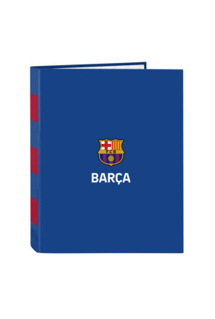 Žiedinis segtuvas F.C. Barcelona Mėlyna Kaštoninė A4 26.5 x 33 x 4 cm