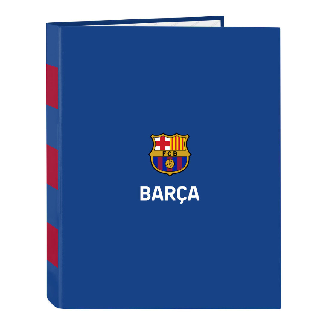 Žiedinis segtuvas F.C. Barcelona Mėlyna Kaštoninė A4 26.5 x 33 x 4 cm