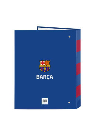 Žiedinis segtuvas F.C. Barcelona Mėlyna Kaštoninė A4 26.5 x 33 x 4 cm