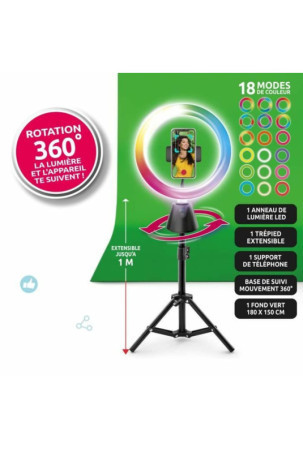 Asmenukių žiedo šviesa Canal Toys Studio creator video maker KIT 360º