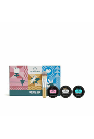 Kosmetikos rinkinys The Body Shop Slather & Glow 4 Dalys