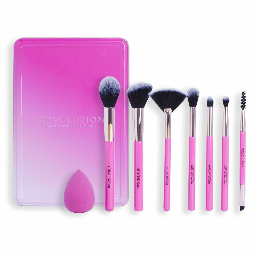 Dvigubo įsiskverbimo diržai Revolution Make Up The Brush Edit Rožinė 8 Dalys