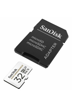 Mikro SD atminties kortelė su adapteriu SanDisk High Endurance 32 GB