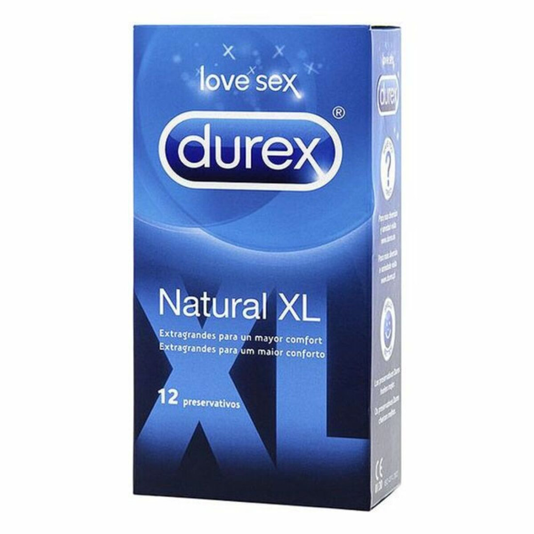 Prezervatyvai Durex Natural Xl