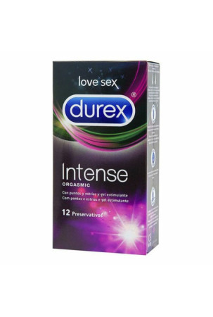 Prezervatyvai Durex Intense Orgasmic 12 vnt.