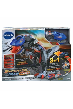 Transformuojamas super robotas Vtech Switch & Go Dinos Combo: Dinozauras