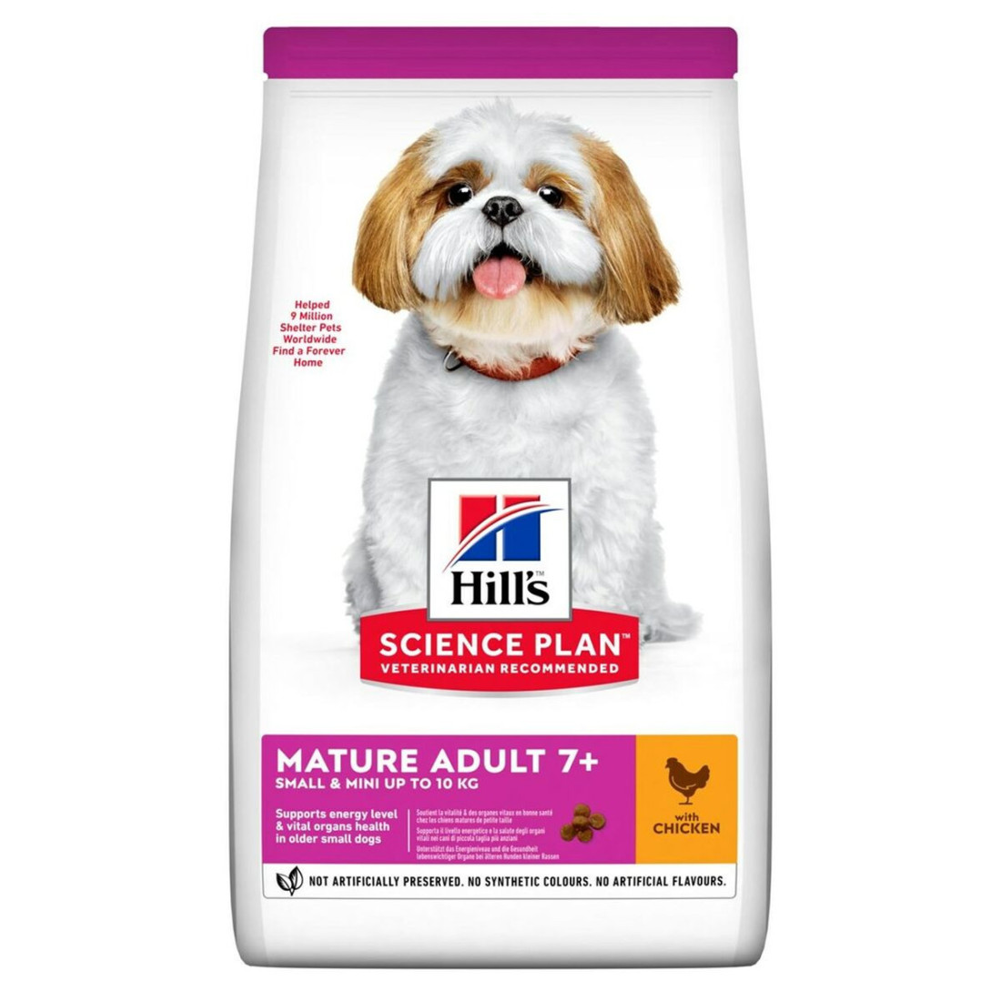 Pašarai Hill's Science Plan Canine Mature Adult Mini Višta 1,5 Kg