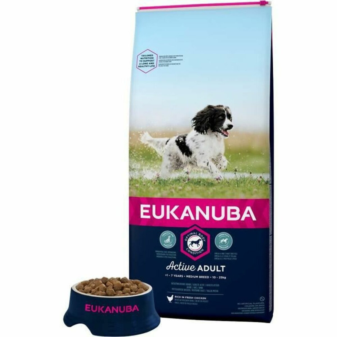 Pašarai Eukanuba  Suaugęs Višta 15 kg