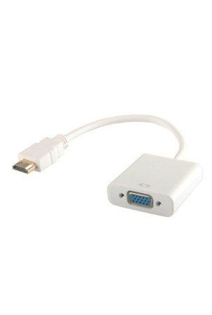 HDMI - VGA adapteris Savio CL-27 Balta