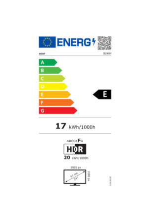 Monitorius Acer B248Y 23,8" Full HD 75 Hz 240 Hz