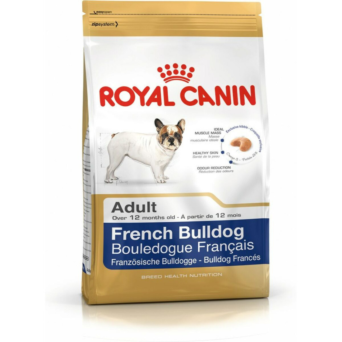 Pašarai Royal Canin French Bulldog Adult Suaugęs Višta 1,5 Kg