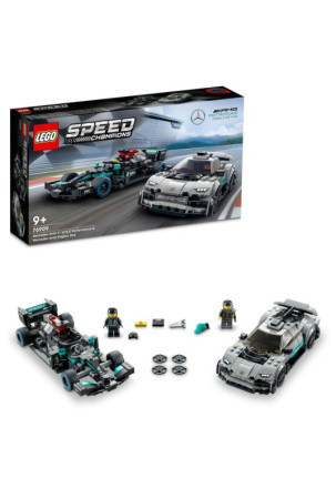 Playset Lego Speed Champions: Mercedes-AMG F1 W12 E Performance & Mercedes-AMG Project One 76909