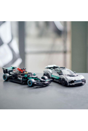 Playset Lego Speed Champions: Mercedes-AMG F1 W12 E Performance & Mercedes-AMG Project One 76909