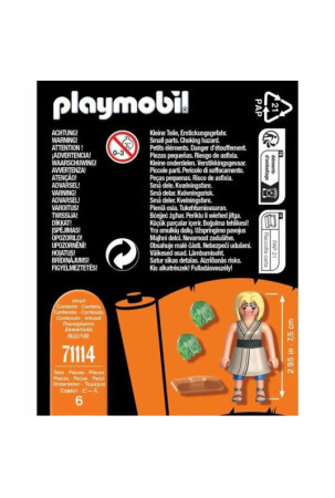 Playset Playmobil Natuto Shippuden: Tsunade 71114 6 Dalys