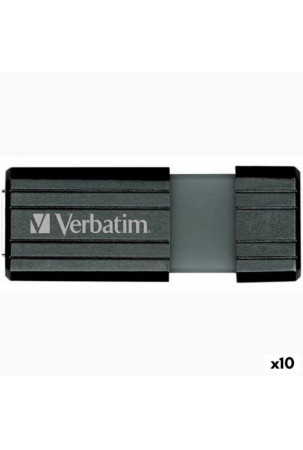 USB atmintukas Verbatim PinStripe Juoda 64 GB