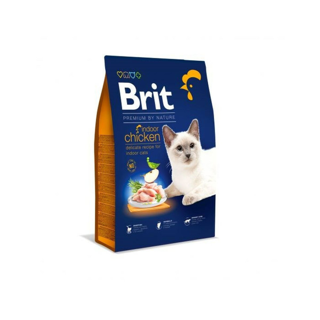 Kačių maistas Brit PREMIUM BY NATURE INDOOR Suaugęs Višta 1,5 Kg