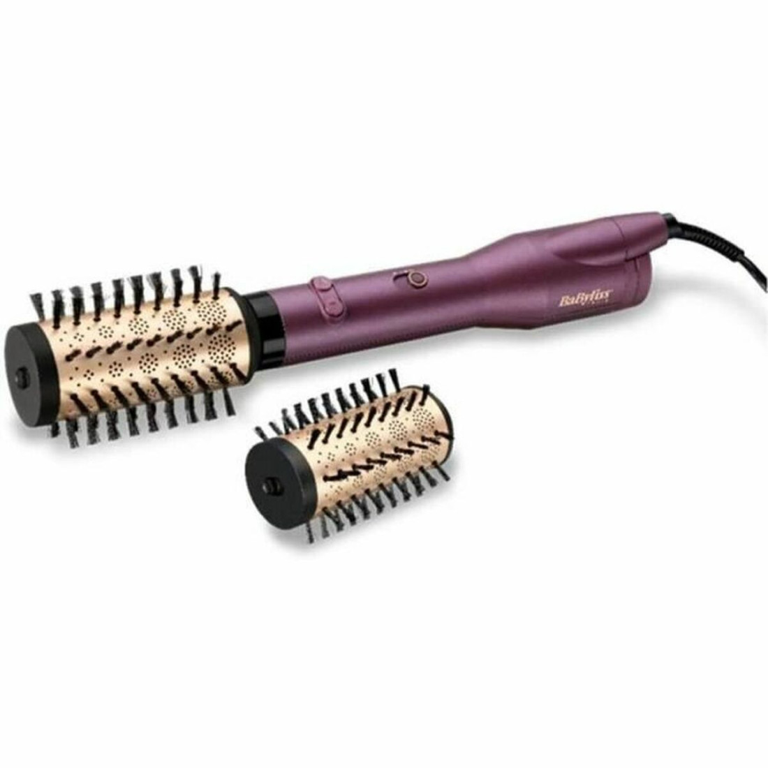 Šepetys Babyliss Big Hair Dual Juoda Rožinio aukso Purpurinis 1 Dalys (2 vnt.)