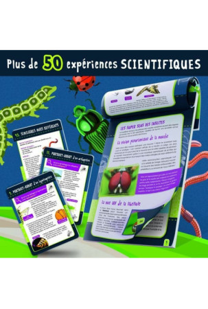 Mokslinis žaidimas Lisciani Giochi Génius Science scientific game insects (FR)