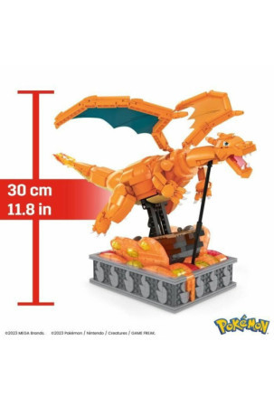 Statybos rinkinys Pokémon Mega Construx - Motion Charizard 1664 Dalys