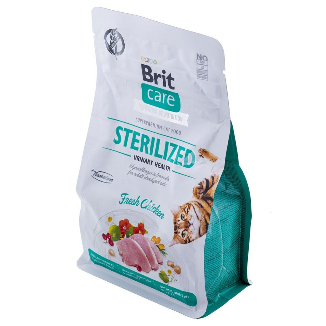 Kačių maistas Brit Care Grain-Free Sterilized Urinary Suaugęs Višta 400 g