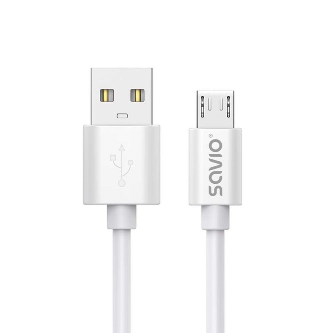 Kabelis USB į mikro USB Savio CL-167 Balta 3 m