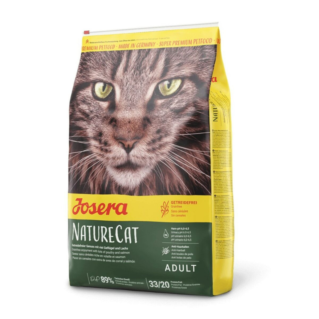 Kačių maistas Josera NatureCat Žuvis 10 kg