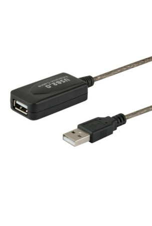 USB ilginamasis kabelis Savio CL-76 Balta Juoda 5 m