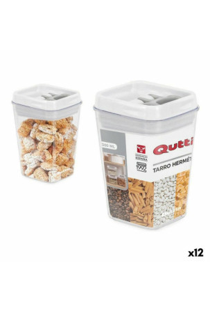 Stiklainis Quttin Hermetiškas 2,3 L 12,8 x 23 cm (12 vnt.) (2300 ml)