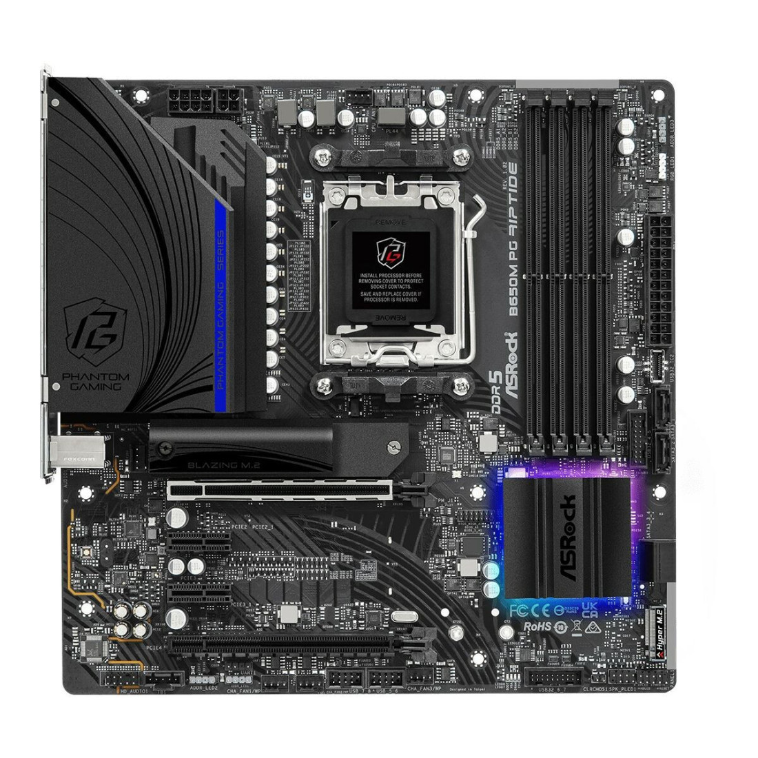 Pagrindinė plokštė ASRock B650M PG Riptide AMD B650 AMD AM5