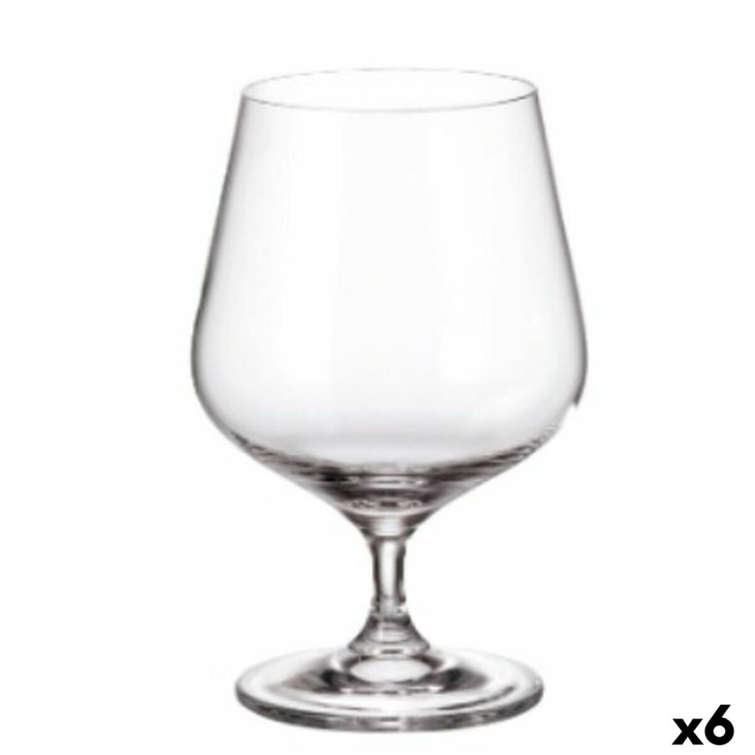 Stiklinių rinkinys Bohemia Crystal Sira Konjakas 590 ml 6 vnt. 4 vnt.