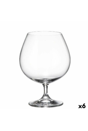 Stiklinių rinkinys Bohemia Crystal Clara Konjakas 690 ml 6 vnt. 4 vnt. 7,5 x 12 x 16 cm