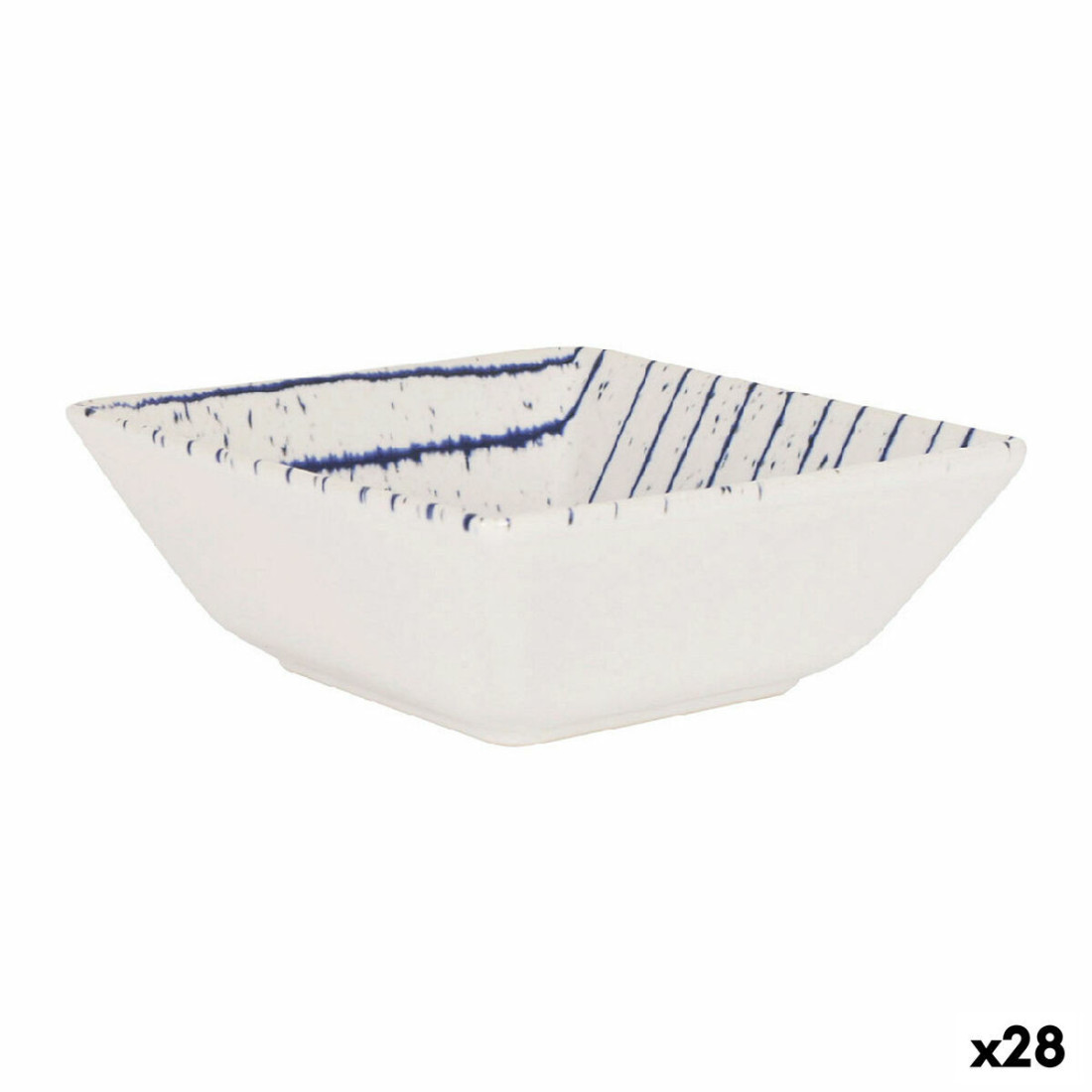 Dubuo La Mediterránea Arago Porcelianas 13 x 13 x 5 cm (28 vnt.)