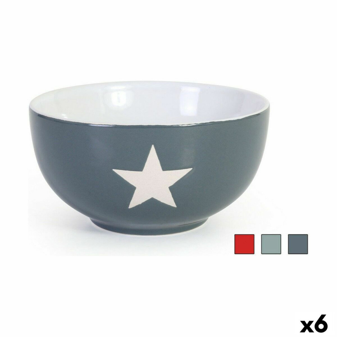 Dubuo Home Style Star 525 ml Keramikinis (6 vnt.)