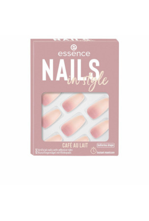 Dirbtiniai nagai Essence Nails In Style Lipnios Daugkartinio naudojimo Nº 16 Café au lait (12 vnt.)