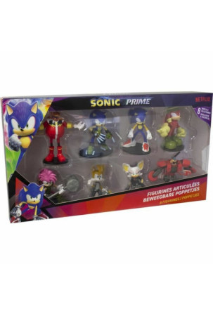 Figūrėlės su judančiomis kojomis ir rankomis Sonic Prime 8 Dalys