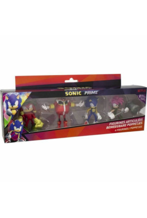 Figūrėlės su judančiomis kojomis ir rankomis Sonic Prime 4 Dalys