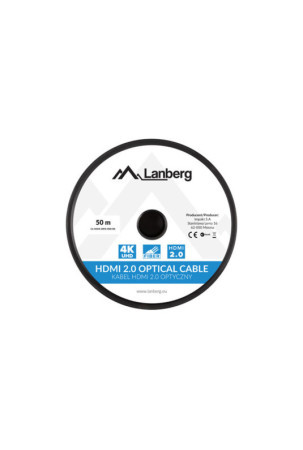 HDMI kabelis Lanberg CA-HDMI-20FB-0500-BK 50 m 1 Dalys